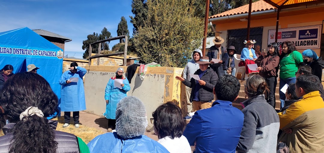 Community health and care gathering in Llachon, Peru